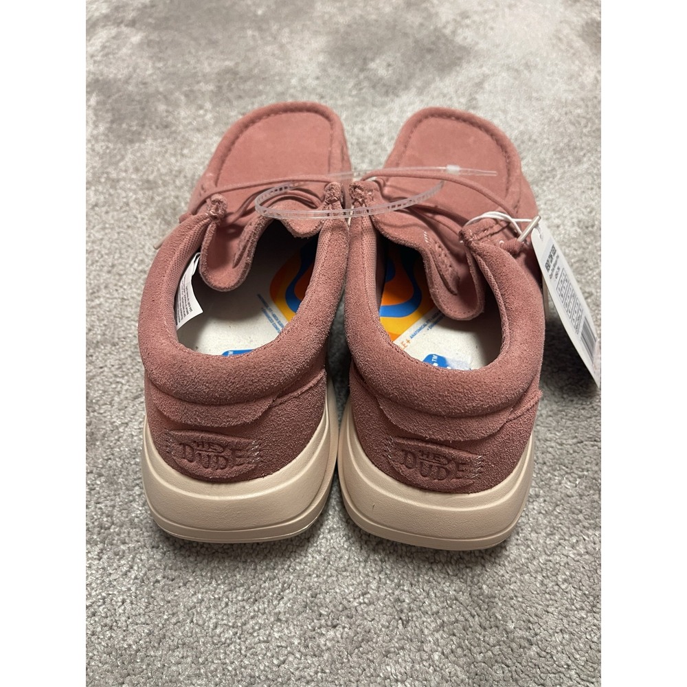 Hey Dude Wendy Comf Suede Women's Shoes Rose Pink US Size 9 EU 40 - Picture 2 of 10